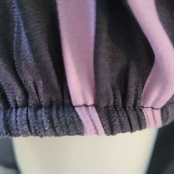 Torrid Striped Tie Front Blouse - Picture 4 of 7